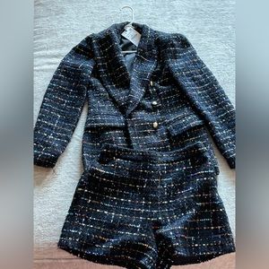 Zara two piece short and blazer